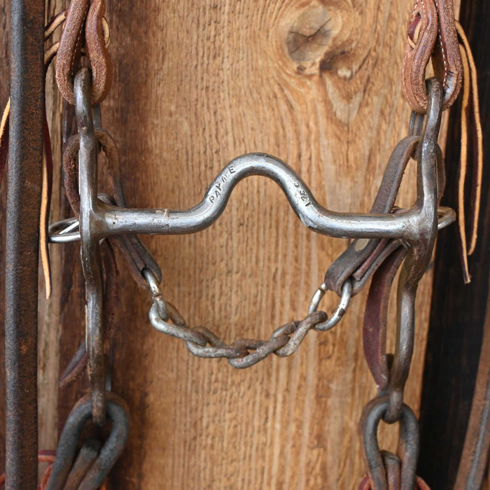 Jeff Payne Solid Port Bridle Rig w/Split Ear Headstall Tack - Rigs Jeff Payne