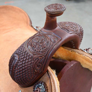 15" TESKEY'S RANCH CUTTER SADDLE Saddles Teskey's Saddlery