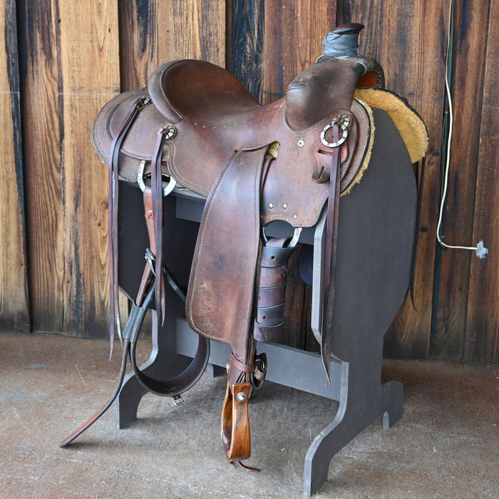 15" USED OLIVER RANCH SADDLE