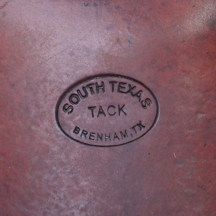 16" USED SOUTH TEXAS TACK RANCH CUTTER SADDLE