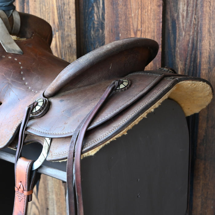 15" USED OLIVER RANCH SADDLE