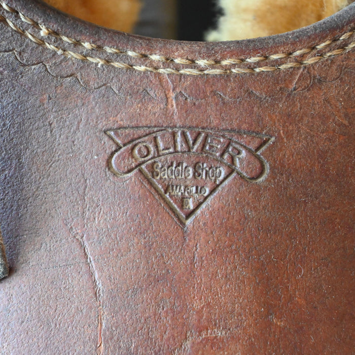 15" USED OLIVER RANCH SADDLE