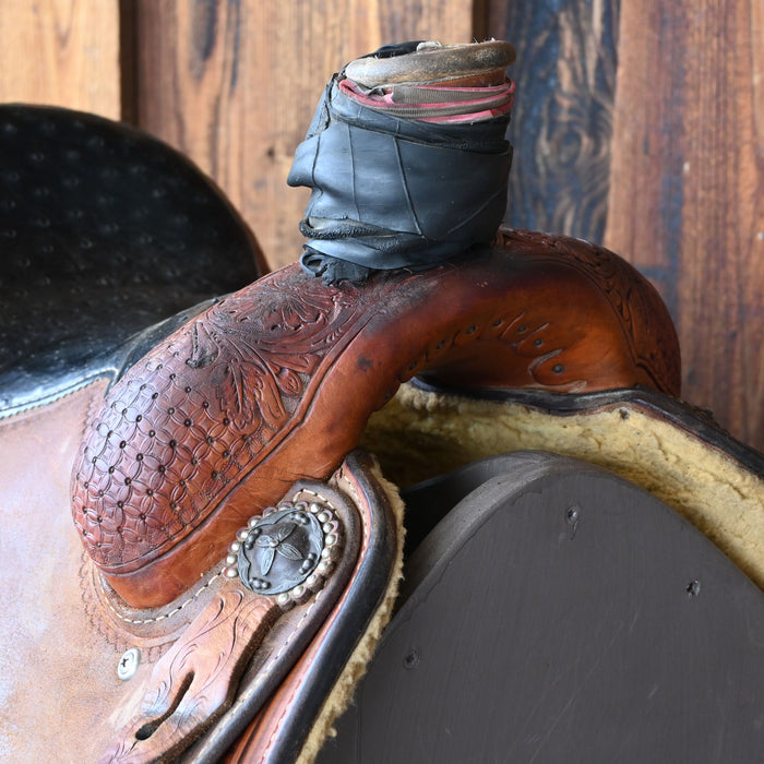 14.5" CACTUS TEAM ROPING SADDLE