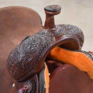 14.5" TESKEY'S PRO CUTTER RANCH CUTTER SADDLE Saddles Teskey's Saddlery