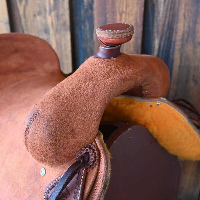 15" TESKEY'S STRIP DOWN RANCH SADDLE