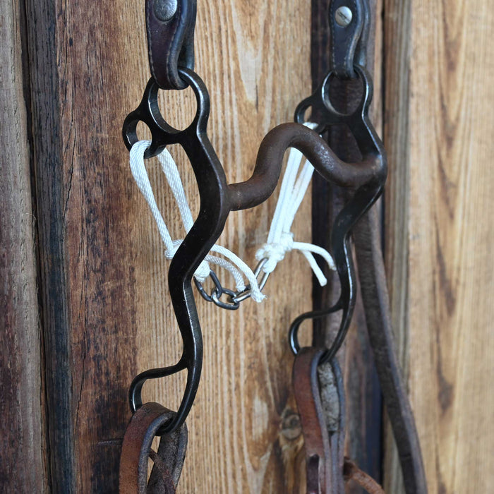Solid Port Bridle Rig w/Single Ear Headstall Sale Barn Trammell