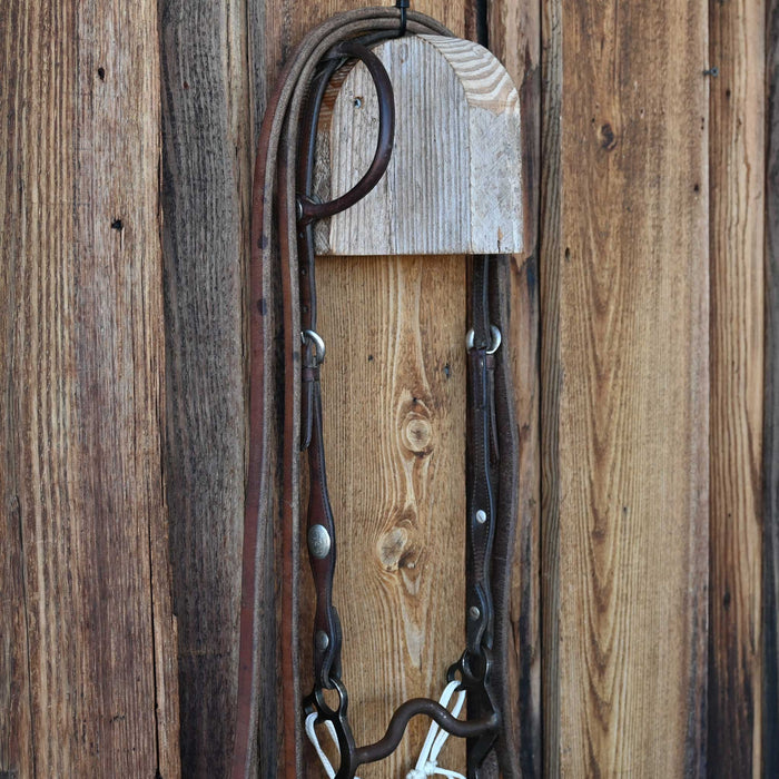 Solid Port Bridle Rig w/Single Ear Headstall Sale Barn Trammell