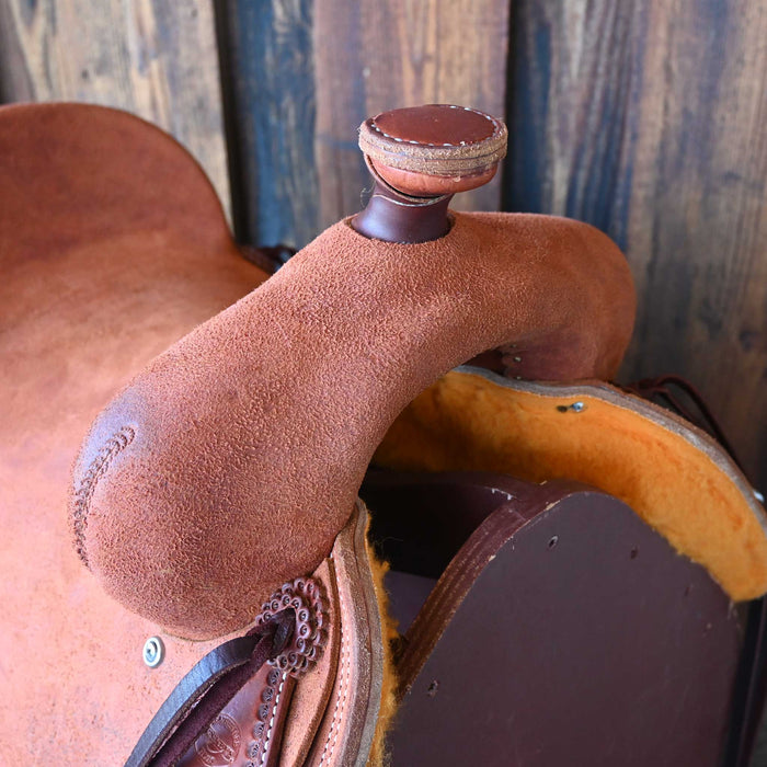 15" TESKEY'S STRIP DOWN RANCH SADDLE