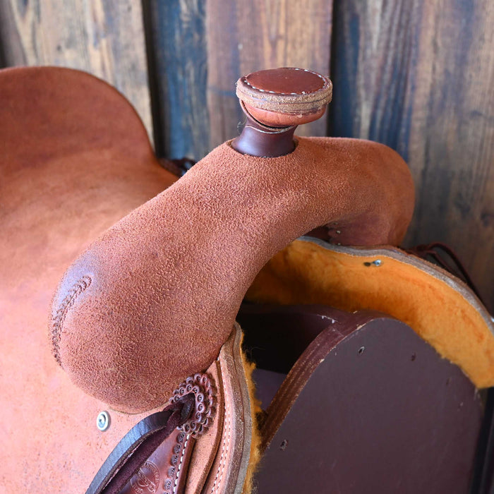15" TESKEY'S STRIP DOWN RANCH SADDLE