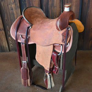 16.5" TESKEY'S RANCH ASSOCIATION SADDLE Saddles TESKEY'S SADDLERY LLC