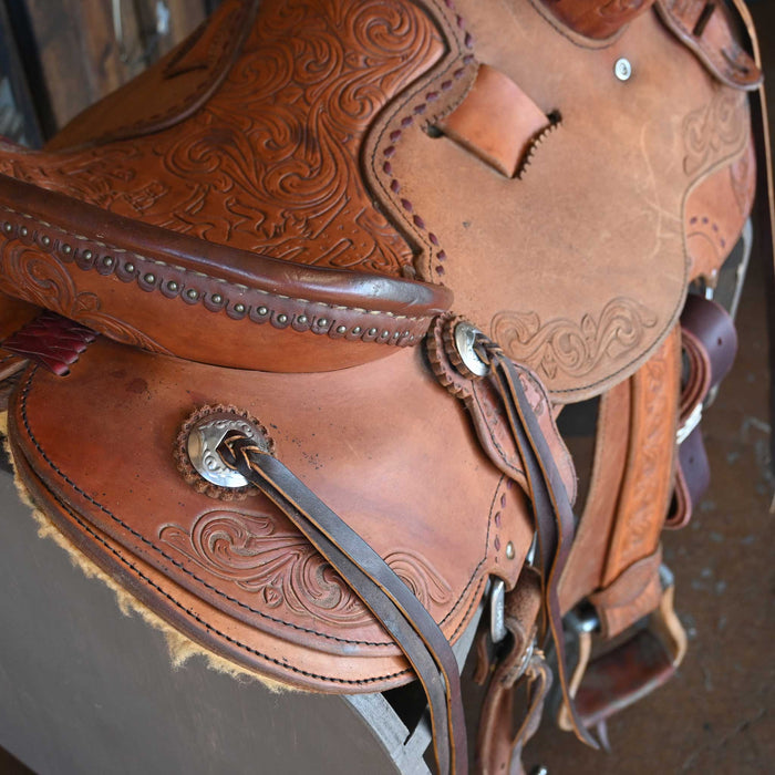 14.5" USED TRENT WARD RANCH SADDLE