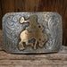 Teskey's Engraved Bronc Rider Buckle ACCESSORIES - Additional Accessories - Buckles Teskey's