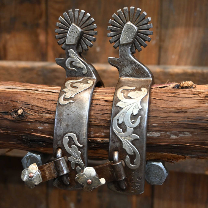 David Farkas #316 Silver Mounted 21pt. Spurs 2440