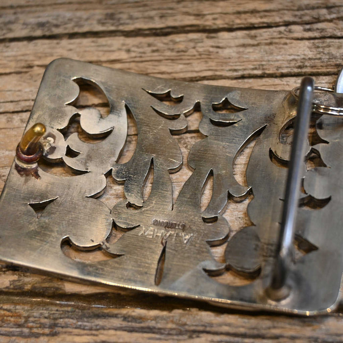 Adam Lahey Silver Mounted filigree Buckle ACCESSORIES - Additional Accessories - Buckles Adam Lahey