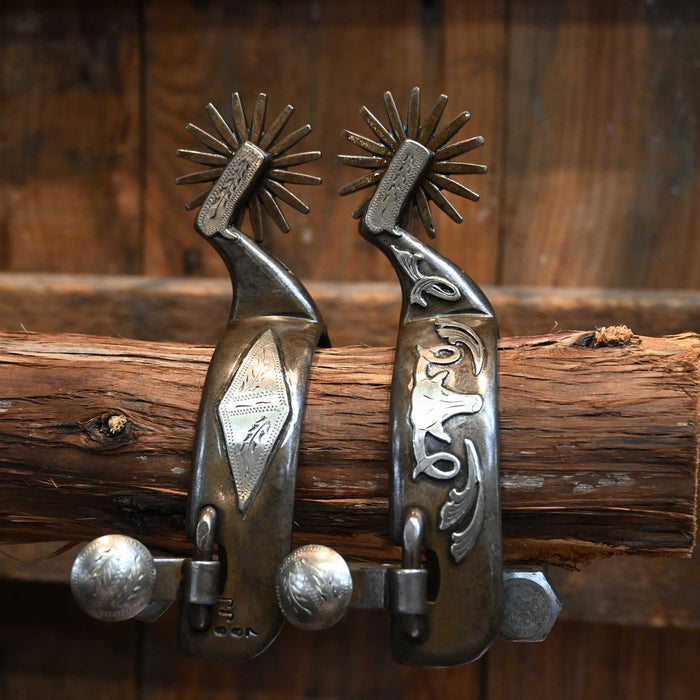 Jason Jarvis #881 Silver Mounted 16pt. Spurs