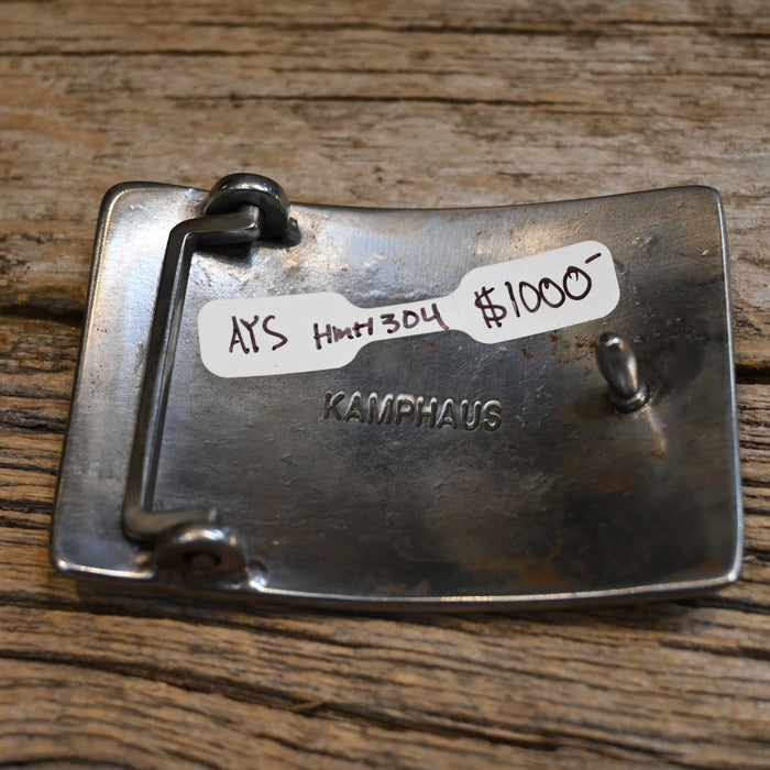 Handmade KAMPHAUS Long Horn Belt Buckle ACCESSORIES - Additional Accessories - Buckles Kamphaus