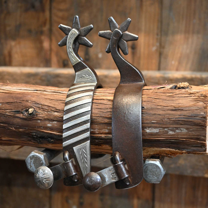 Brandon Bradley  #435 Silver Mounted 6pt. Spurs