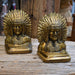 Vintage Indian Chief Bookends Collectibles MISC