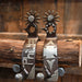 Ricky Trammell #838 Silver Mounted 12pt. Spurs Tack - Spurs Ricky Trammell