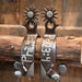 Ricky Trammell #838 Silver Mounted 12pt. Spurs Tack - Spurs Ricky Trammell