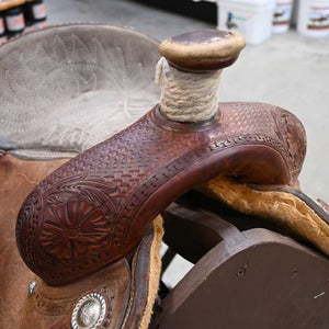 13" USED CORRIENTE ROPING SADDLE