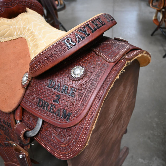 14" USED TESKEY'S ROPING SADDLE Saddles - Used Teskey's Saddlery