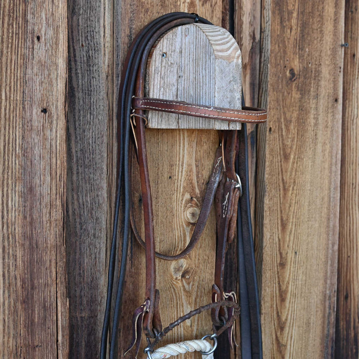 Steel Nose Side Pull Bridle Rig w/Browband Headstall