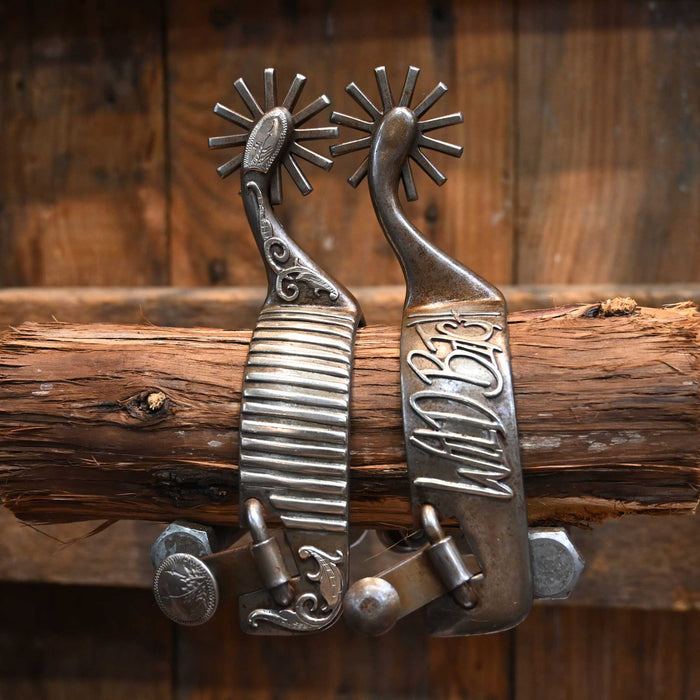 KAMPHAUS #734 Silver Mounted 12pt. Spurs