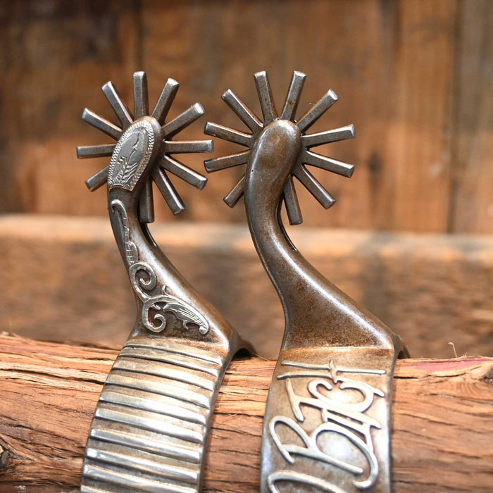 KAMPHAUS #734 Silver Mounted 12pt. Spurs