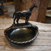 Vintage Mid Century Bronze Horse Coin Dish Souvenir Collectibles Teskey's