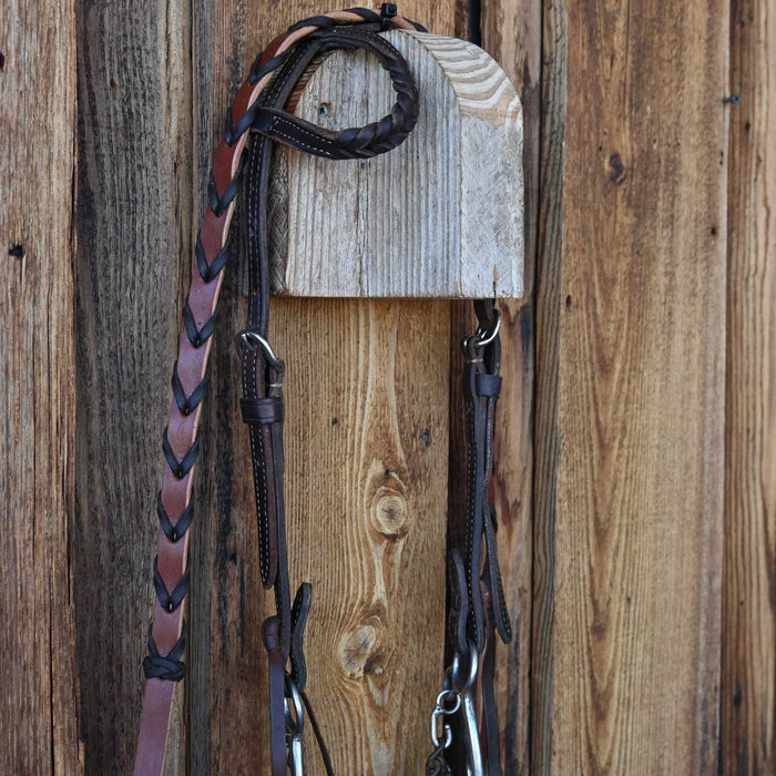 JD Ported Chain Bridle Rig w/Single Ear Headstall