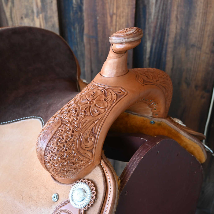 14" TESKEY'S COMPETITION SERIES BARREL SADDLE