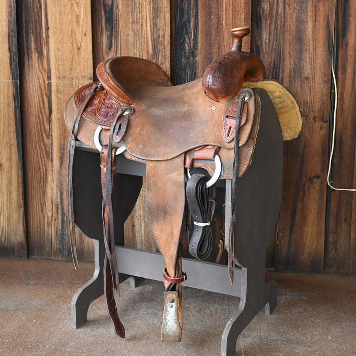 15" USED TESKEY'S RANCH SADDLE