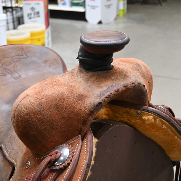 16" USED JEFF SMITH COWBOY SADDLE