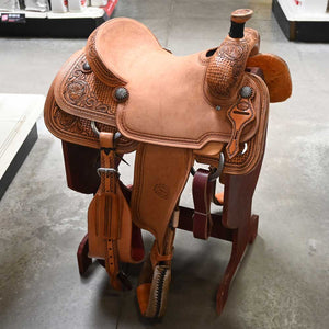 15.5" TESKEY'S ROPING SADDLE Saddles Teskey's Saddlery