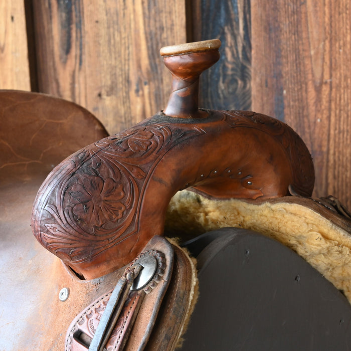 15" USED TESKEY'S RANCH SADDLE