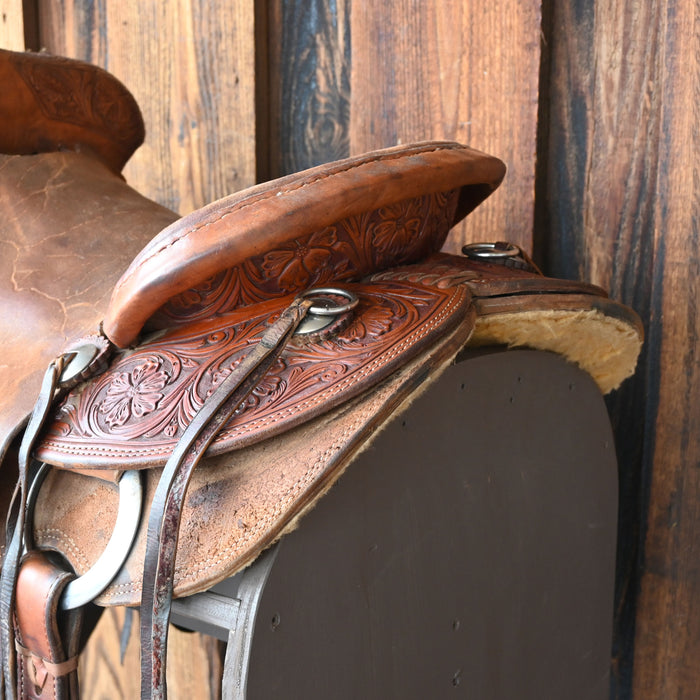 15" USED TESKEY'S RANCH SADDLE