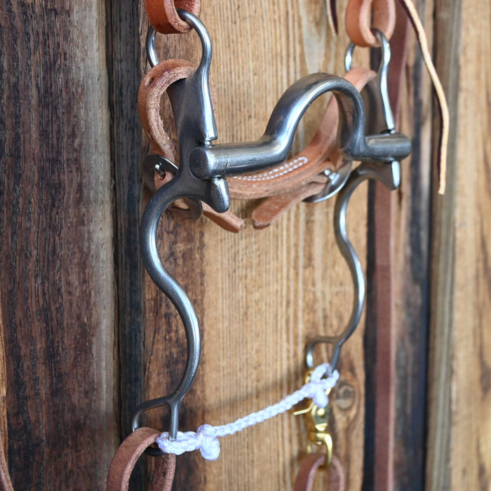 Roy Solid Port Bridle Rig w/Single Ear Headstall