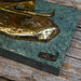 Brass Roadrunner Sculpture on Marble Base Collectibles MISC