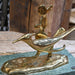 Brass Roadrunner Sculpture on Marble Base Collectibles MISC