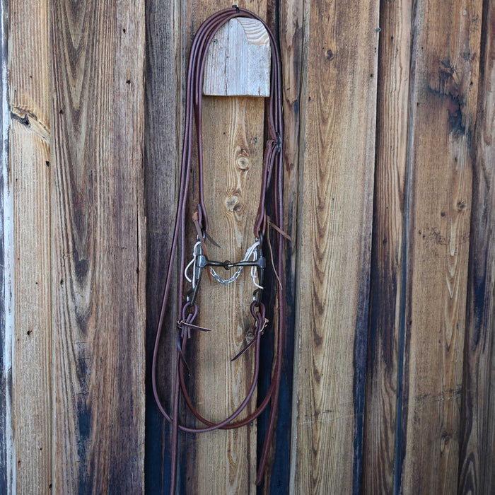 Evans Snaffle Bridle Rig w/All New Leather