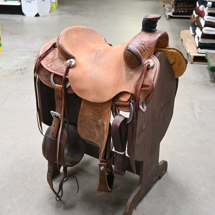 15.5" USED JEFF SMITH RANCH SADDLE