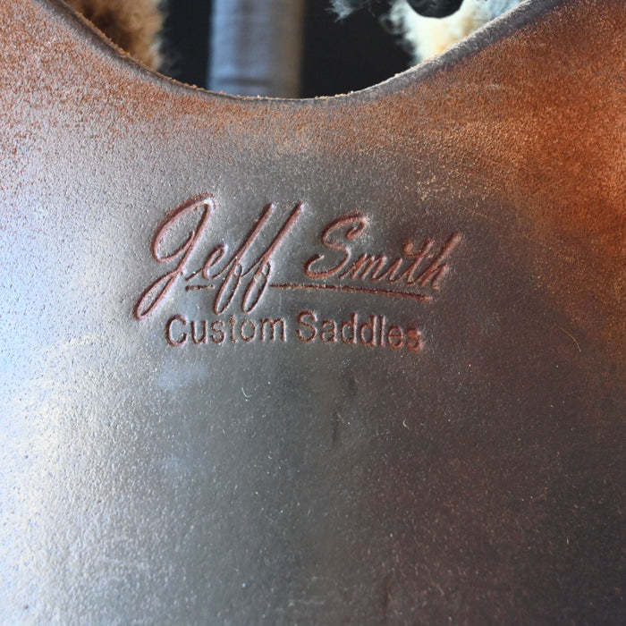 15.5" USED JEFF SMITH RANCH CUTTER SADDLE