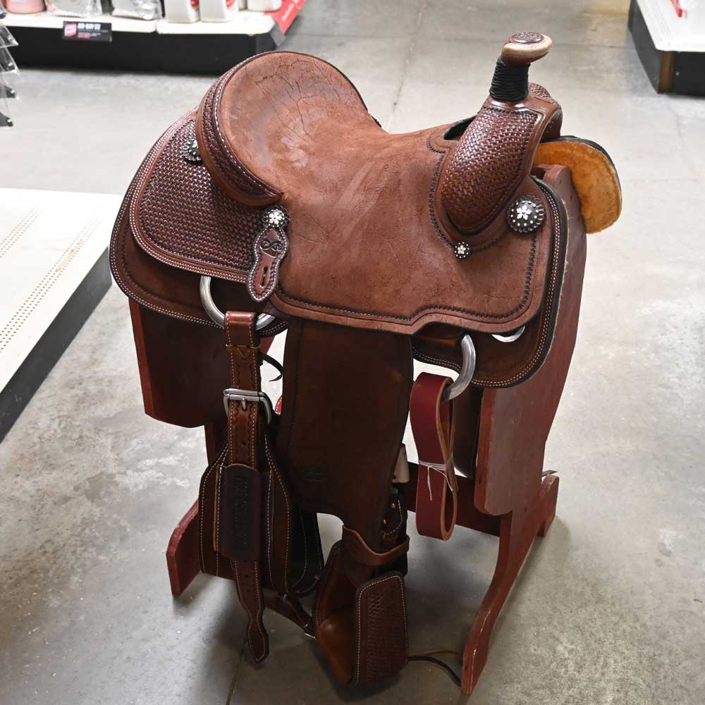 14" PATRICK SMITH ROPING SADDLE Saddles Patrick Smith