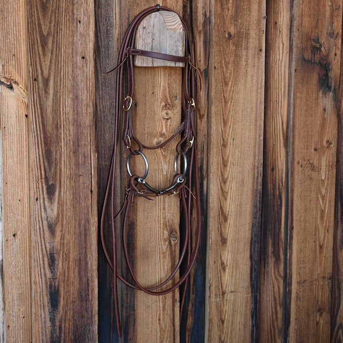 O-Ring Snaffle Bridle Rig w/All New Leather
