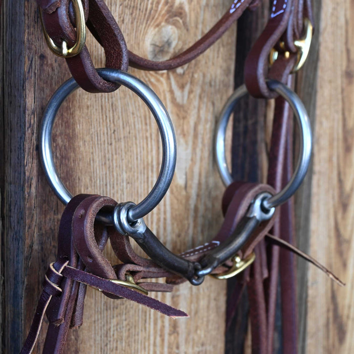 O-Ring Snaffle Bridle Rig w/All New Leather