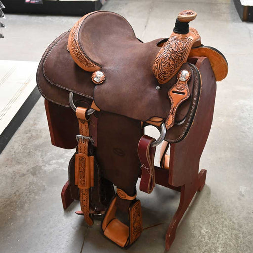13.5" TESKEY'S ROPING SADDLE Saddles - New Teskey's Saddlery