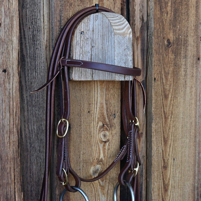 O-Ring Snaffle Bridle Rig w/All New Leather