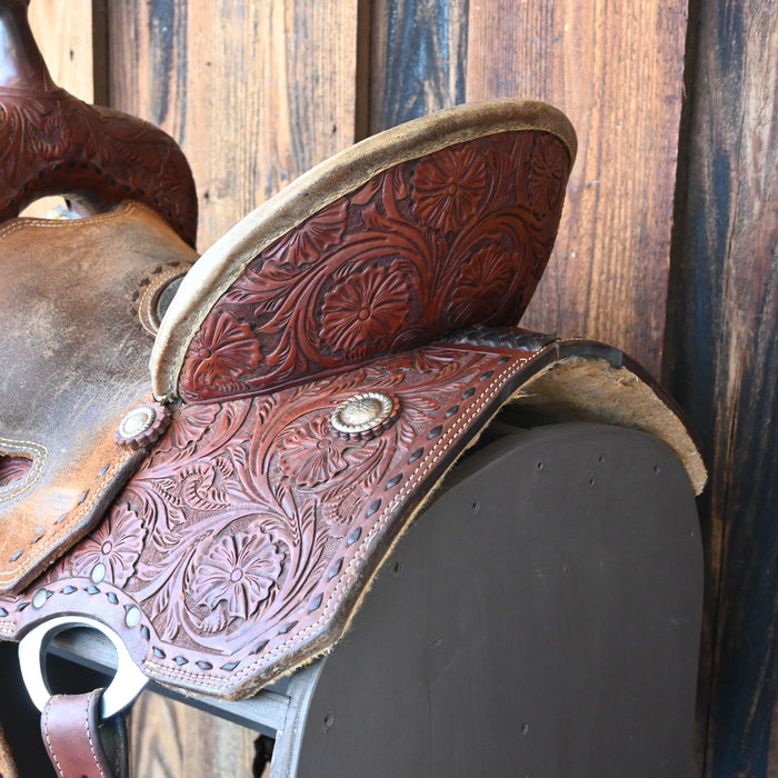 15" USED CORRIENTE BARREL SADDLE
