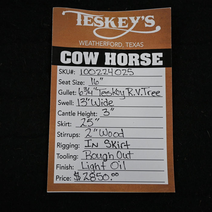 16" TESKEY'S RANCH VERSATILITY SADDLE Saddles - New Teskey's Saddlery